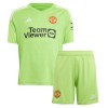 Officiële Voetbalshirt + Korte Broek Doelman Manchester United Thuis 2023-24 - Kids